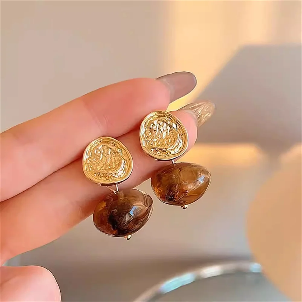 Geometry Irregular Acrylic Resin Pendant Oval Earrings For Woman Luxury Metal Piercing Ear Stud Women's Jewelry Accessorie Gift
Geometry Irregular Acrylic Resin Pendant Oval Earrings For Woman Luxury Metal Piercing Ear Stud Women's Jewelry Accessorie Gift