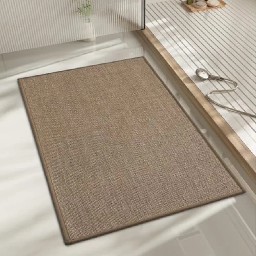 Bathroom Rugs Mat 24x17, Ultra Thin Non Slip Bath Mat Small Quick Dry Absorbent Bath Mat for Bathroom Floor,,24"x17
Bathroom Rugs Mat 24x17, Ultra Thin Non Slip Bath Mat Small Quick Dry Absorbent Bath Mat for Bathroom Floor,,24"x17