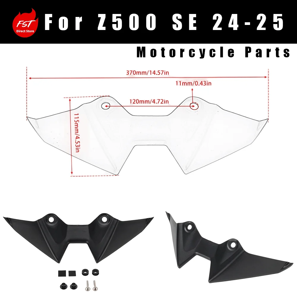 Front Lower Lip Beak Spoiler Winglets Modification Fits Z500 SE 2024-2025
Front Lower Lip Beak Spoiler Winglets Modification Fits Z500 SE 2024-2025