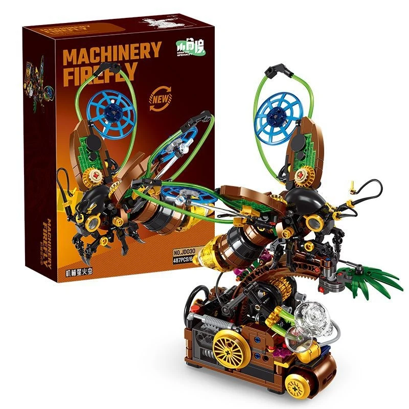 Steampunk Mechanical Linkage Firefly Building Bricks 487PCS, Ornament, Toy Adults
Steampunk Mechanical Linkage Firefly Building Bricks 487PCS, Ornament, Toy Adults