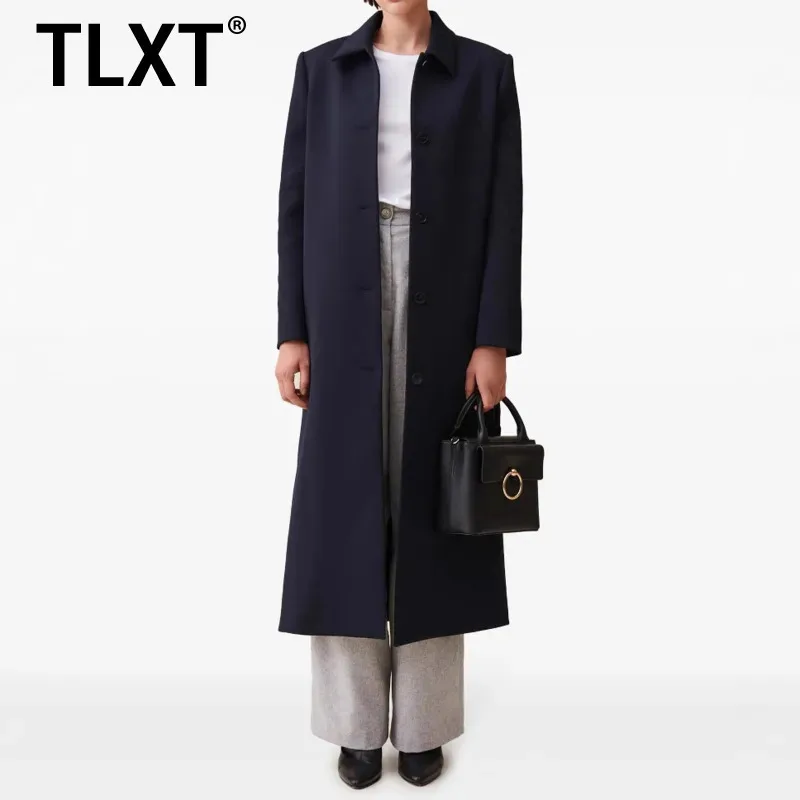 TLXT Trendy Slim Fit Long Blazer For Women Black Single Breasted Back Slit Casual Chic Office Wear Spring Summer 2025 XK1393
TLXT Trendy Slim Fit Long Blazer For Women Black Single Breasted Back Slit Casual Chic Office Wear Spring Summer 2025 XK1393