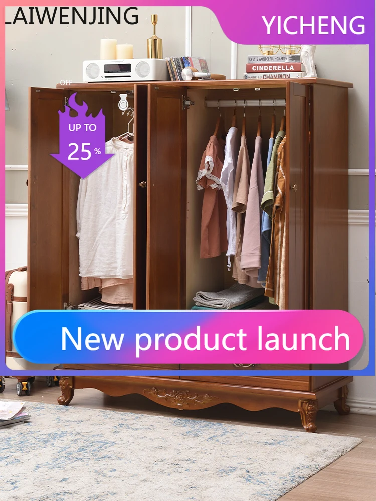 LYY solid wood hanging wardrobe locker household storage wall American solid wood cabinet
LYY solid wood hanging wardrobe locker household storage wall American solid wood cabinet