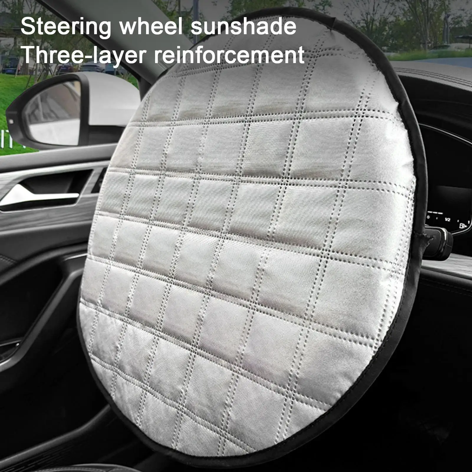 Steering Wheel Covers for Heat Steering Wheel Sun Block Foldable Sun Shield Sunblocker Sunscreen for Automotive Car Truck
Steering Wheel Covers for Heat Steering Wheel Sun Block Foldable Sun Shield Sunblocker Sunscreen for Automotive Car Truck