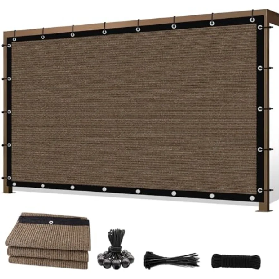 8' X 20' 90% Sun Shade Cloth Outdoor Patio Pergola Shades Cover Privacy Screen UV Block Porch Screens Canopy for Patio Outside
8' X 20' 90% Sun Shade Cloth Outdoor Patio Pergola Shades Cover Privacy Screen UV Block Porch Screens Canopy for Patio Outside