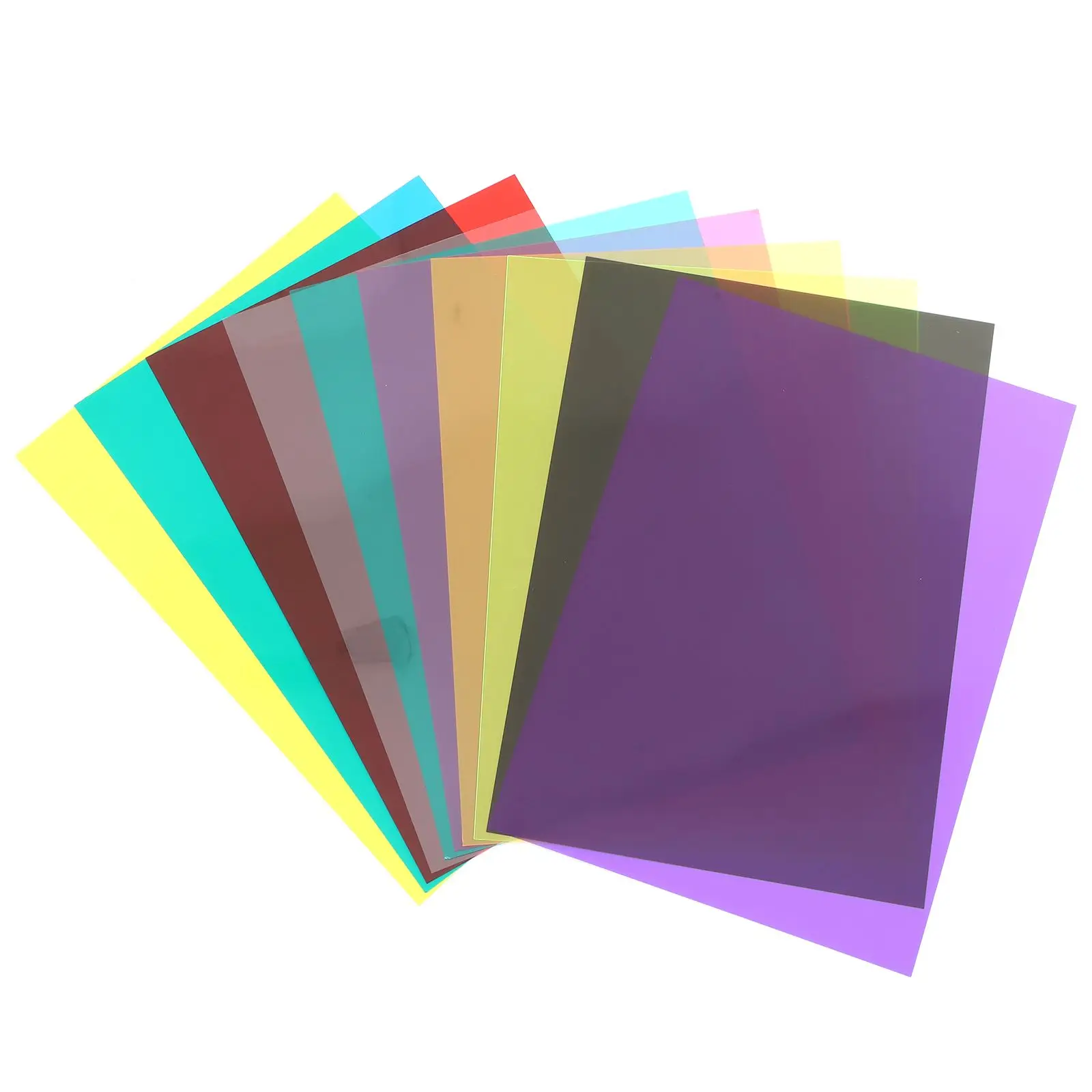 10Pcs PVC Film Transparent Color Lighting Filters Plastic Pieces 03x210x297mm Purple Blue Pink Overlay Dyslexia Correction
10Pcs PVC Film Transparent Color Lighting Filters Plastic Pieces 03x210x297mm Purple Blue Pink Overlay Dyslexia Correction