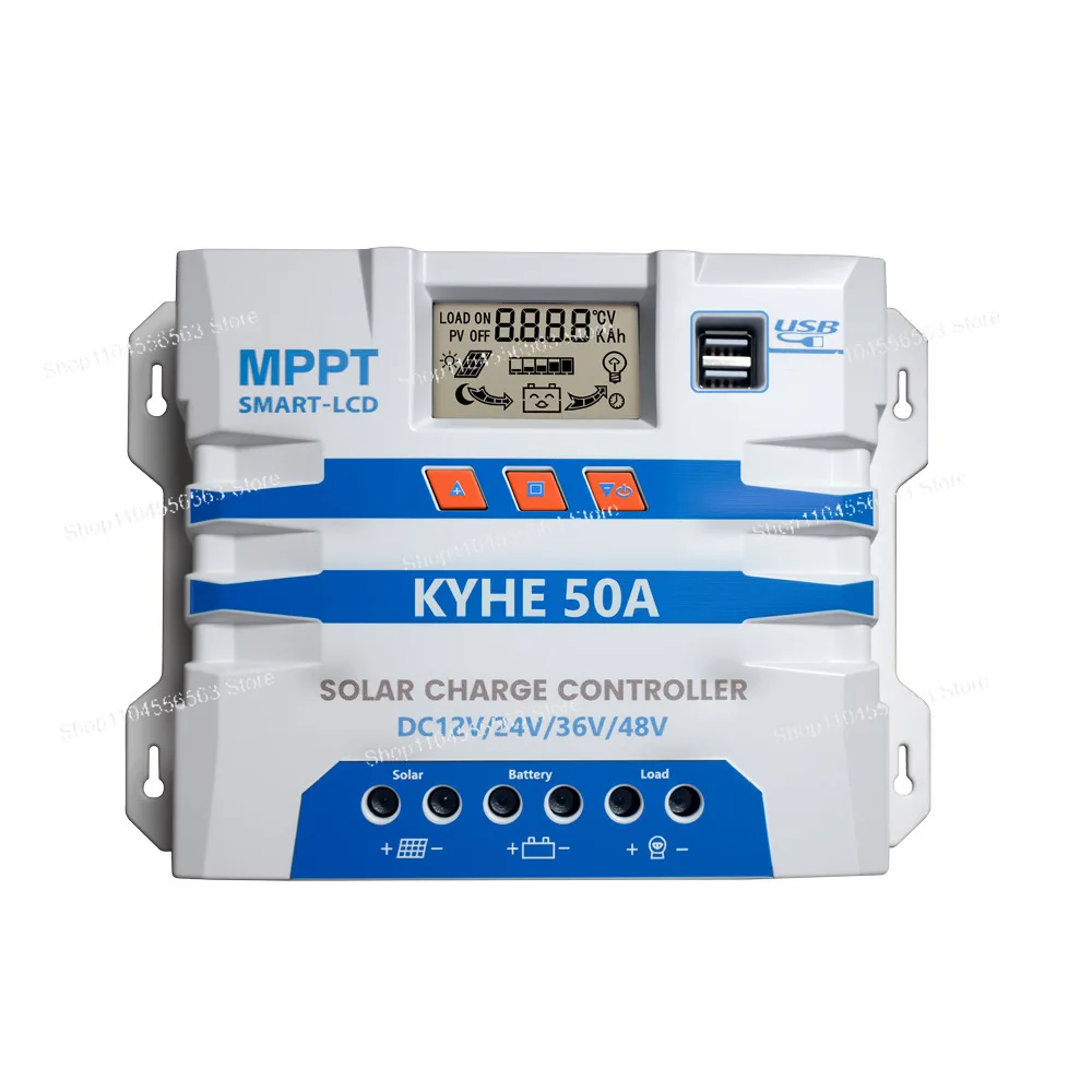 30A50A100A Photovoltaic Charger LCD Self-Identifying MPPT Solar Controller
30A50A100A Photovoltaic Charger LCD Self-Identifying MPPT Solar Controller