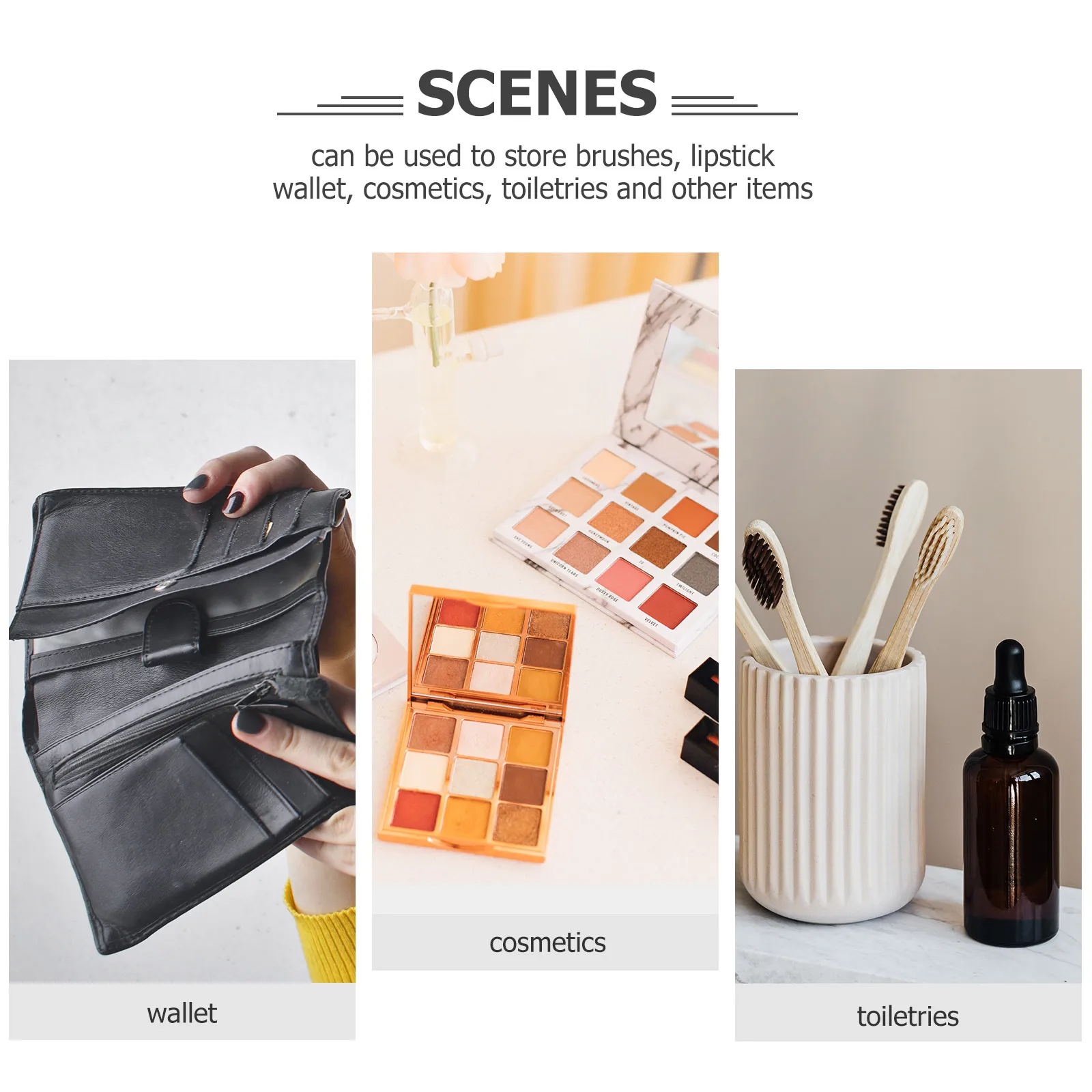 Large Capacity Bag Multi-compartment Toiletry Cosmetics Makeup Pouch Foldable Pocket Liner Girls for Purses
Large Capacity Bag Multi-compartment Toiletry Cosmetics Makeup Pouch Foldable Pocket Liner Girls for Purses