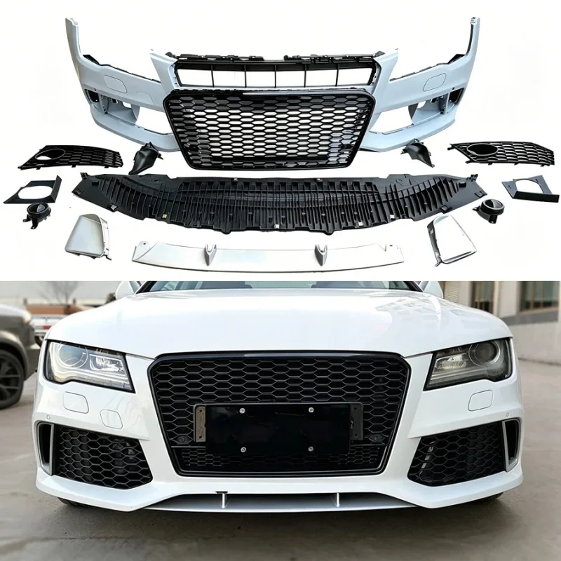 Suitable for Audi A7 S7 C7 2009-2015, RS7 Style Body Kit with Grille Facelift Conversion Front Rear Bumper
Suitable for Audi A7 S7 C7 2009-2015, RS7 Style Body Kit with Grille Facelift Conversion Front Rear Bumper