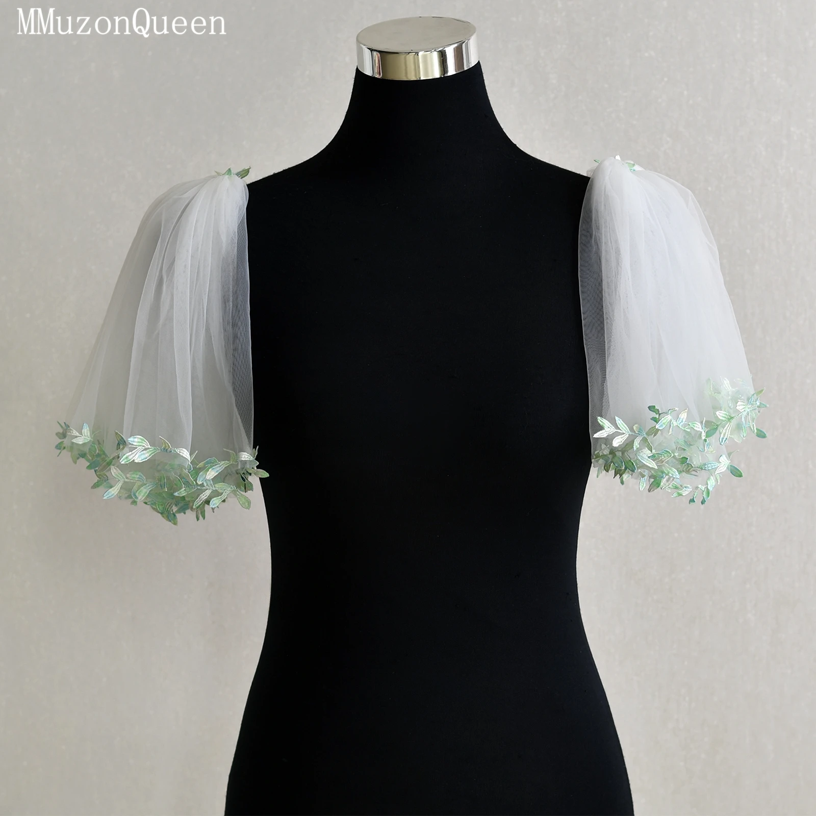 TOPQUEEN Green Embroidered Edge Bride Shawls Wedding Accessories, Women Arm Covers Detachable Sleeves Customizable MG68
TOPQUEEN Green Embroidered Edge Bride Shawls Wedding Accessories, Women Arm Covers Detachable Sleeves Customizable MG68