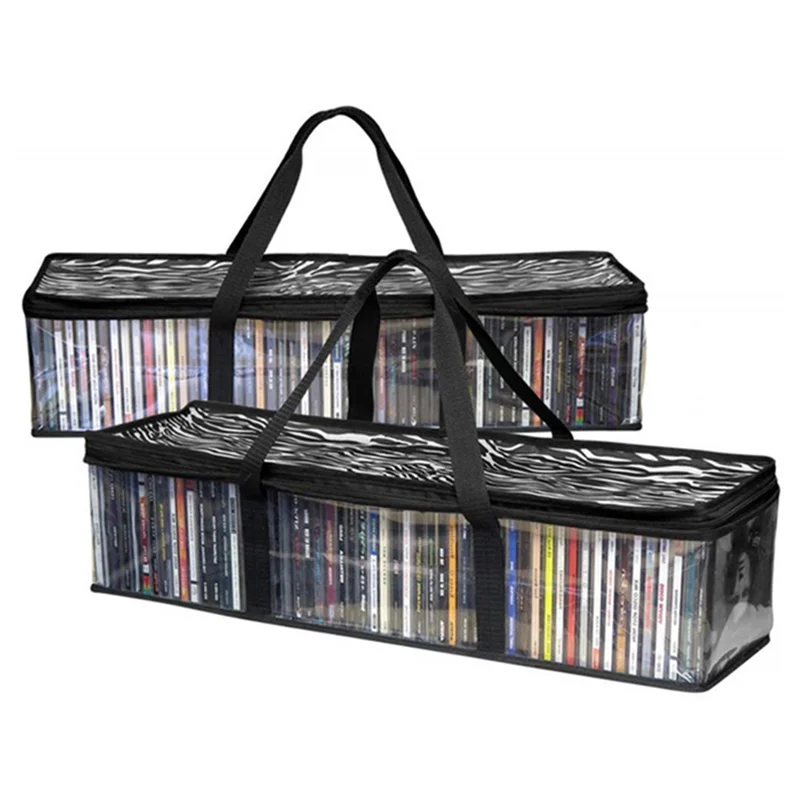 A64K 4X Large Clear Holds DVD CD Storage Holder Easy Zip Closure Carry Bag Organizer
A64K 4X Large Clear Holds DVD CD Storage Holder Easy Zip Closure Carry Bag Organizer