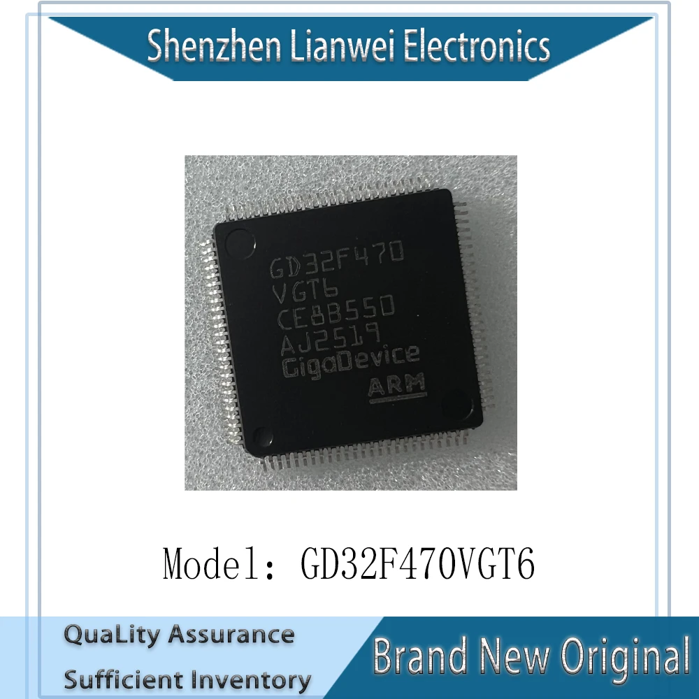 100% New Original GD32F470VGT6 IC MCU Chipset LQFP-100
100% New Original GD32F470VGT6 IC MCU Chipset LQFP-100