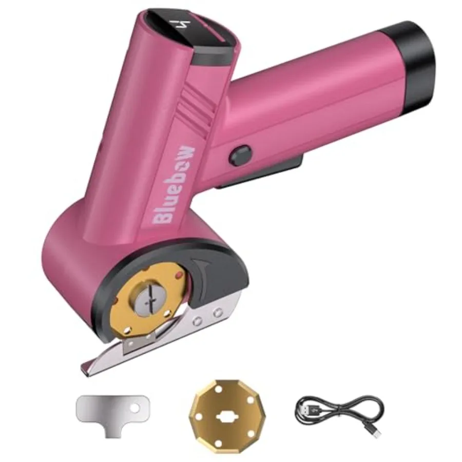 Cordless Electric Scissors Rechargeable Cardboard Cutter with LED Light 4-Speed Settings Safety Lock 2 Blades USB-C Battery Pow
Cordless Electric Scissors Rechargeable Cardboard Cutter with LED Light 4-Speed Settings Safety Lock 2 Blades USB-C Battery Pow