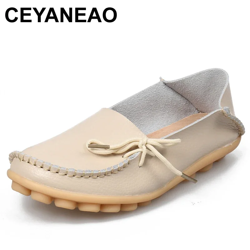 CEYANEAO New Arrive Flats Women Four Seasons Casual Shoes Women Flat Heel Cow Muscle Outsole Fashion Flat Women GenuineLeather
CEYANEAO New Arrive Flats Women Four Seasons Casual Shoes Women Flat Heel Cow Muscle Outsole Fashion Flat Women GenuineLeather
