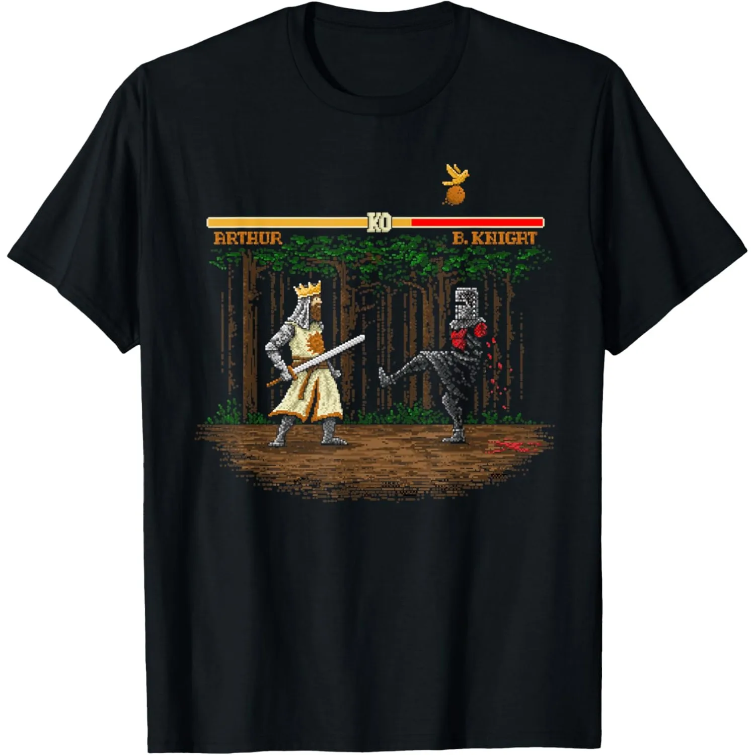 Tis But a Scratch Retro Fighting Game Graphic Tee Men Short Sleeve Cotton Crew Neck T-Shirt
Tis But a Scratch Retro Fighting Game Graphic Tee Men Short Sleeve Cotton Crew Neck T-Shirt