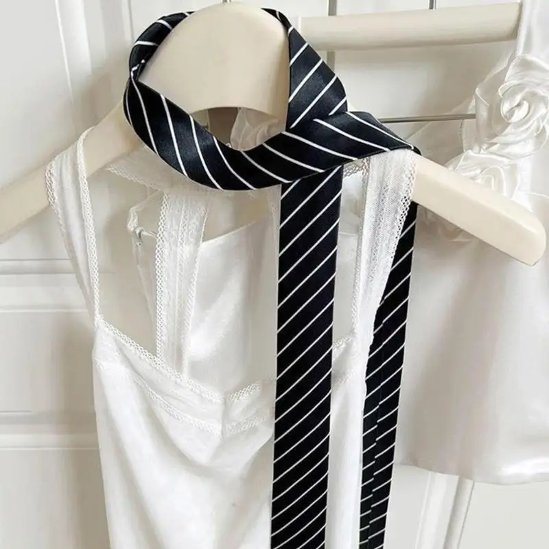 39BD Fashion Striped Narrow Neck Tie Adjustable 145cm Waist Strap Bag Band Multiuse Tie Unisex Office Party Fashion Essential
39BD Fashion Striped Narrow Neck Tie Adjustable 145cm Waist Strap Bag Band Multiuse Tie Unisex Office Party Fashion Essential