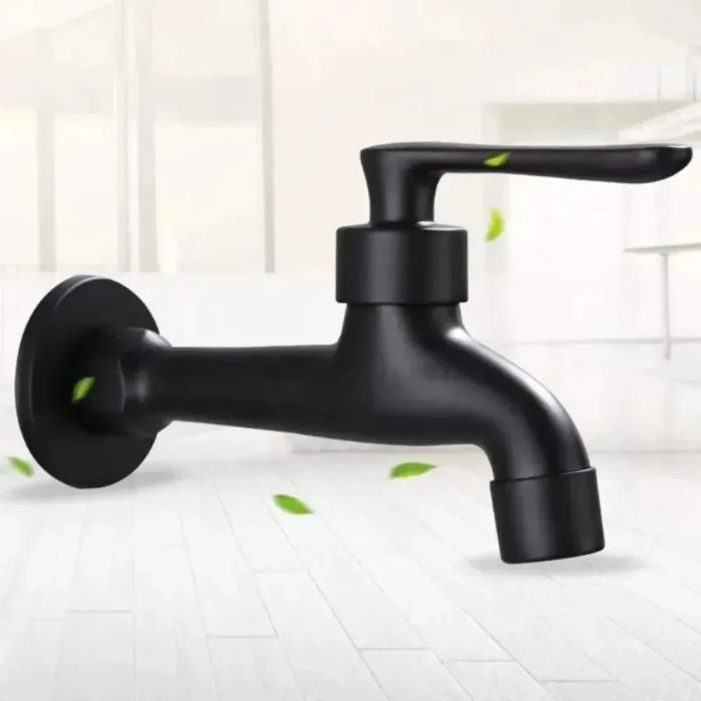 New Faucet Outdoor Garden Bibcock Bath Toilet Mop Pool Taps Faucets Black Brass Wall Mounted Bathroom Corner Washing Machine
New Faucet Outdoor Garden Bibcock Bath Toilet Mop Pool Taps Faucets Black Brass Wall Mounted Bathroom Corner Washing Machine