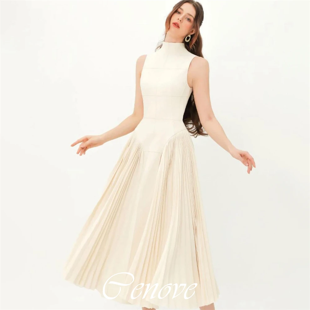 Cenove 2024 Arab Dubai O Neck Prom Dress Ankle-Length With Sleeveless Evening Fashion Elegant Party Dress For Women
Cenove 2024 Arab Dubai O Neck Prom Dress Ankle-Length With Sleeveless Evening Fashion Elegant Party Dress For Women