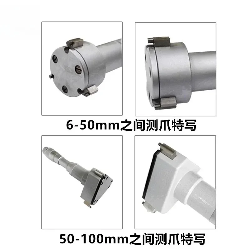 Digital Three-Jaw Bore Gauge, High Precision 0.001mm Internal Micrometer for Machinery
Digital Three-Jaw Bore Gauge, High Precision 0.001mm Internal Micrometer for Machinery