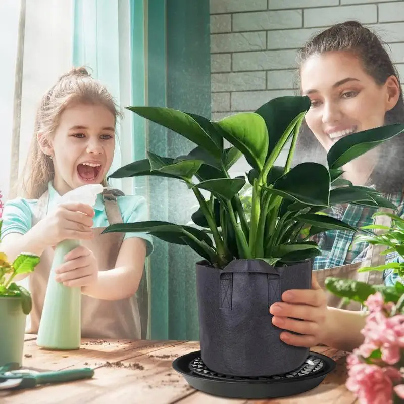 Plant Saucers For Indoors Breathable Self-Watering Base With Grow Bags Reusable Bottom Watering Saucer For Seedlings Vegetables
Plant Saucers For Indoors Breathable Self-Watering Base With Grow Bags Reusable Bottom Watering Saucer For Seedlings Vegetables