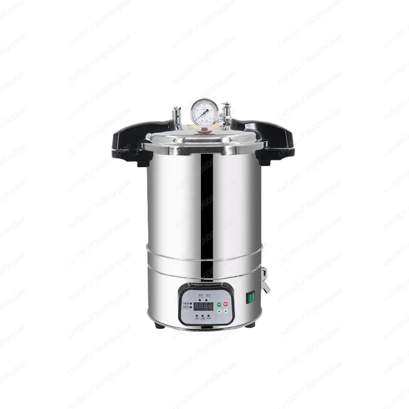 18L/24L Stainless Steel Automatic Steam Sterilizer Autoclave Pot Laboratory Medical Dental Vertical Sterilization Pot
18L/24L Stainless Steel Automatic Steam Sterilizer Autoclave Pot Laboratory Medical Dental Vertical Sterilization Pot