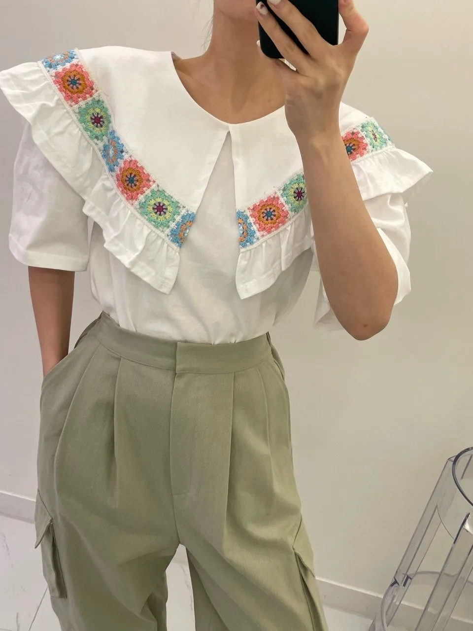 Retro Sweet Summer New Chic Women's irt round Ne ort Sve Embroidery Wood ain Chinese Sle Cotton Casual Top
Retro Sweet Summer New Chic Women's irt round Ne ort Sve Embroidery Wood ain Chinese Sle Cotton Casual Top