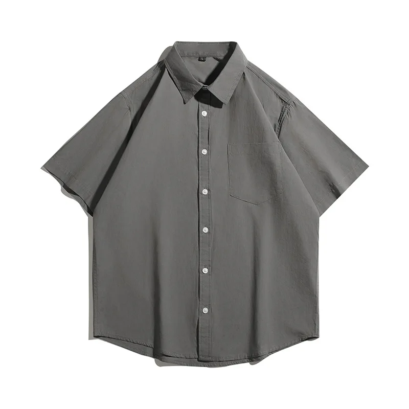 Japanese Men's Short-sleeved Summer Thin Loose Hong Kong Style I Casual Shirt Jacket Trendy
Japanese Men's Short-sleeved Summer Thin Loose Hong Kong Style I Casual Shirt Jacket Trendy