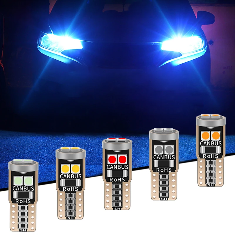 10pcs Canbus Car Interior Lights T10 LED W5W Bulbs 194 168 6SMD 3030 LED Dome Side Parking Lights No Error Auto Signal Lights
10pcs Canbus Car Interior Lights T10 LED W5W Bulbs 194 168 6SMD 3030 LED Dome Side Parking Lights No Error Auto Signal Lights