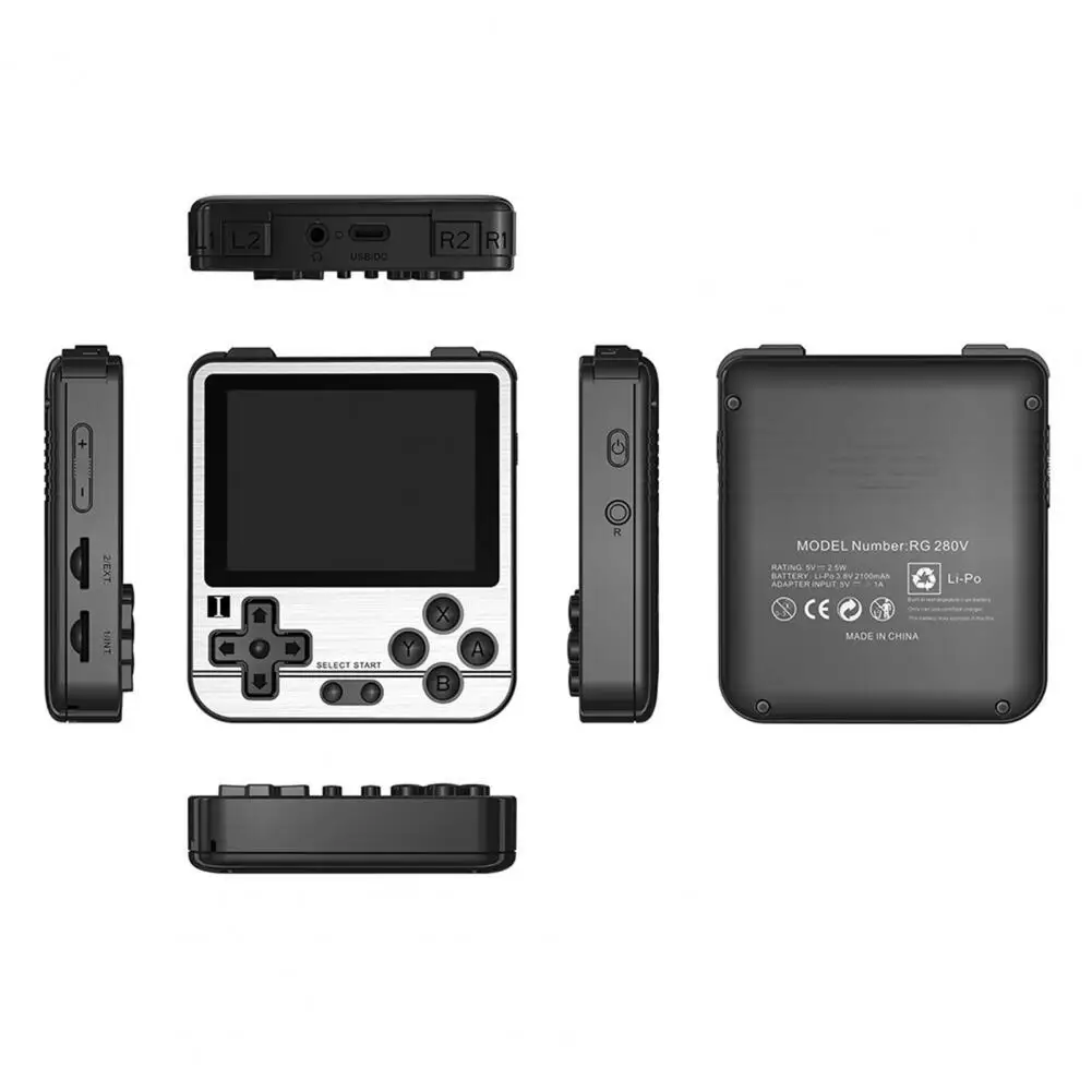 Mini Game Machine CNC Process Gaming Console 16GB Storage Support TF Card Practical Portable Retro Video Game Console
Mini Game Machine CNC Process Gaming Console 16GB Storage Support TF Card Practical Portable Retro Video Game Console