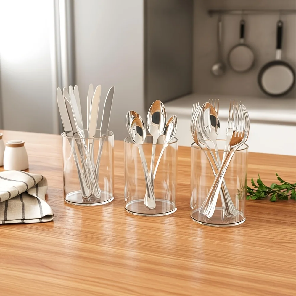 Set of 4,6 Transparent Acrylic Pen Holders, Round Design, Perfect for Organizing Pencils Or Makeup Brushes on Your Desk
Set of 4,6 Transparent Acrylic Pen Holders, Round Design, Perfect for Organizing Pencils Or Makeup Brushes on Your Desk