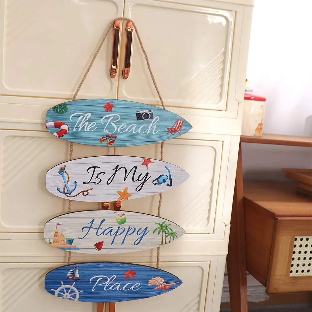 Durable Ocean Theme Summer Ocean Wall Decoration Hanging Funny Sailing Surfboard Pendant Wall Art Wooden Beach Sign Cafe Bar
Durable Ocean Theme Summer Ocean Wall Decoration Hanging Funny Sailing Surfboard Pendant Wall Art Wooden Beach Sign Cafe Bar