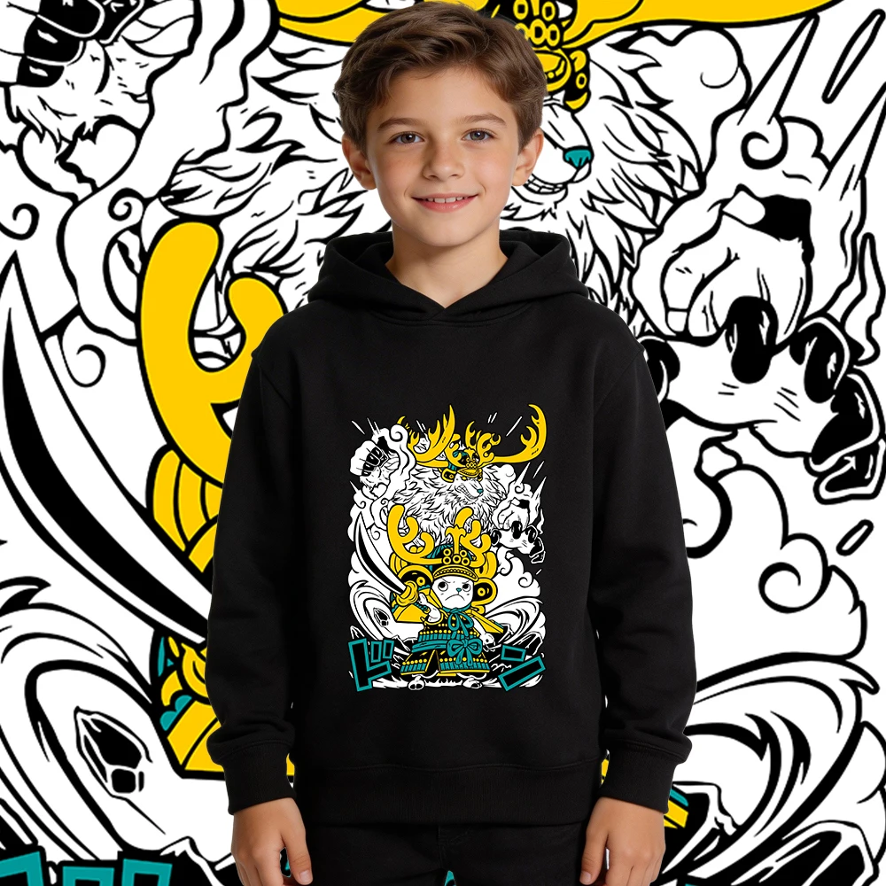 One Piece Chopper Anime Print Hoodie for Boys Girls Kids Fall Winter Warm Fleece Hooded Sweatshirt Children Casual Pullover
One Piece Chopper Anime Print Hoodie for Boys Girls Kids Fall Winter Warm Fleece Hooded Sweatshirt Children Casual Pullover
