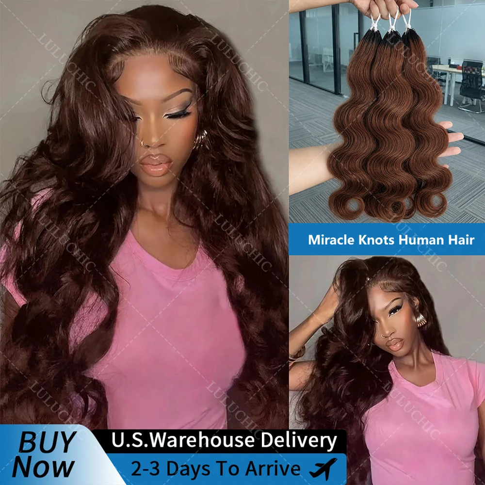 Lightweight Body Wave Raw Brazilian 100% Human Hair Braiding Hair #4 Brown Miracle Knots Feather Crochet Human Hair Extensions
Lightweight Body Wave Raw Brazilian 100% Human Hair Braiding Hair #4 Brown Miracle Knots Feather Crochet Human Hair Extensions