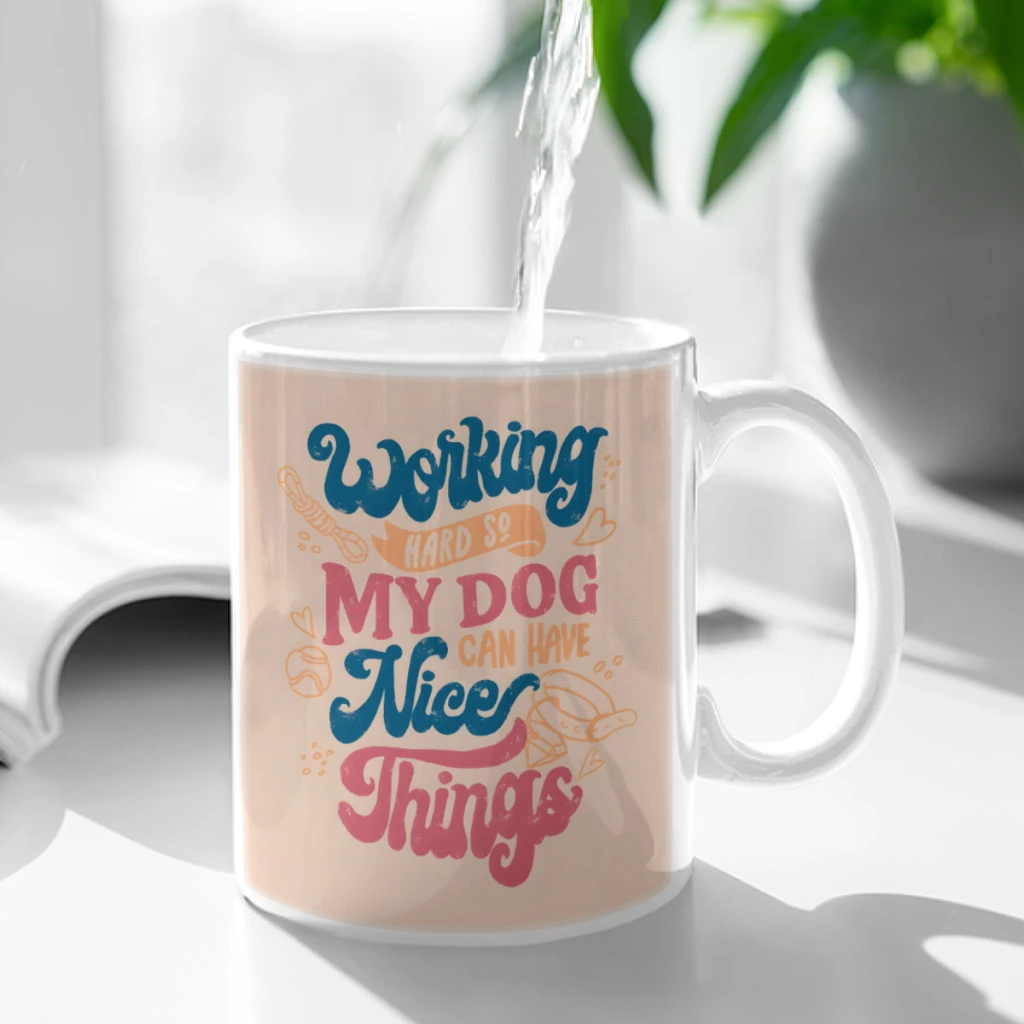 Working Hard So My Dog Can Have Nice Things by Tobe Fonseca Ceramic Cup Coffee Oatmeal Breakfast Cup Creative Personality Mug
Working Hard So My Dog Can Have Nice Things by Tobe Fonseca Ceramic Cup Coffee Oatmeal Breakfast Cup Creative Personality Mug