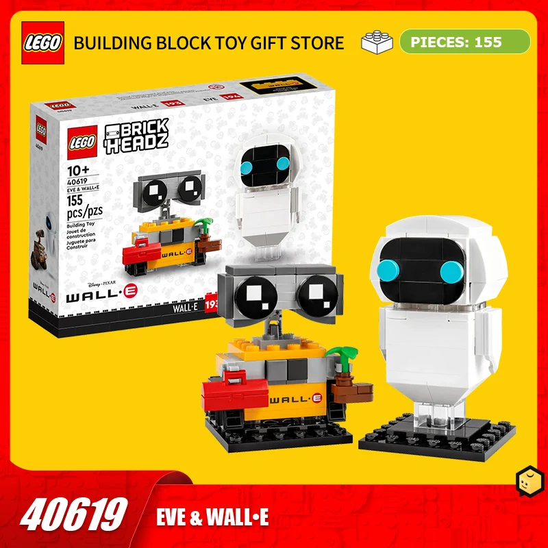 Lego Block Square Head Series 40619 Блоки для сращивания Ева и Уолли Детская игрушка в подарок
Lego Block Square Head Series 40619 Блоки для сращивания Ева и Уолли Детская игрушка в подарок