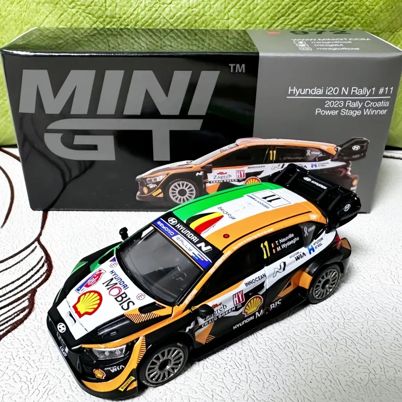 1/64 Mini Gt Hyundai I20 N Rally1 #11 Car Model Alloy Die-Cast Collectible Model Car Collection Toys For Gifts Toy Car Model
1/64 Mini Gt Hyundai I20 N Rally1 #11 Car Model Alloy Die-Cast Collectible Model Car Collection Toys For Gifts Toy Car Model