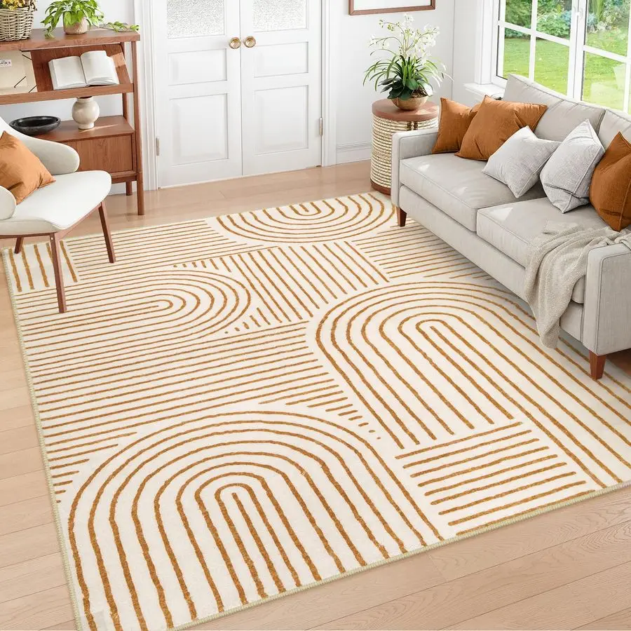 Abstract Washable Rugs 5x7, Non Slip Soft Living Room Rugs UltraThin Rainbow Bedroom Rug, Non Skid Rug Backing Accent Carpet for
Abstract Washable Rugs 5x7, Non Slip Soft Living Room Rugs UltraThin Rainbow Bedroom Rug, Non Skid Rug Backing Accent Carpet for