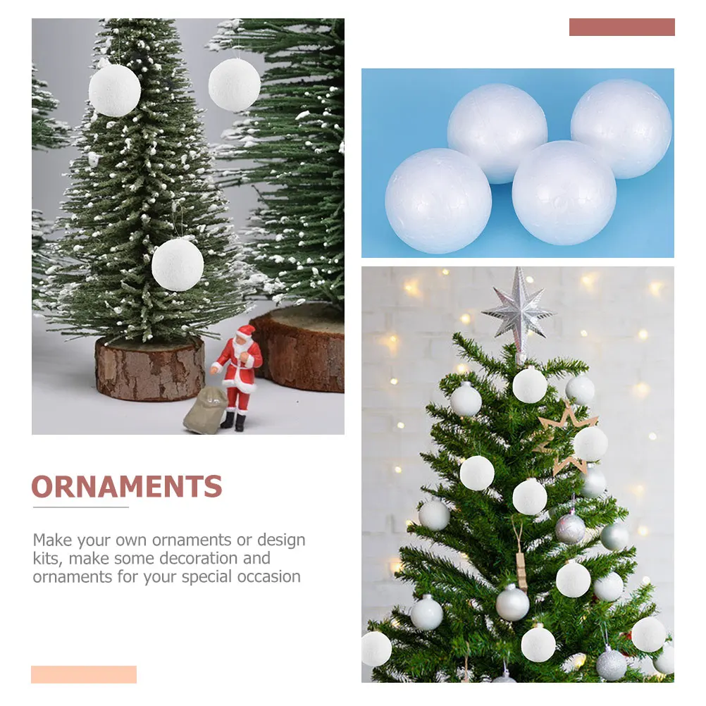 500Pcs Round Foam Balls Polystyrene Craft Shapes for Painting DIY Xmas Tree Decorations Wedding Party Decoration Kits
500Pcs Round Foam Balls Polystyrene Craft Shapes for Painting DIY Xmas Tree Decorations Wedding Party Decoration Kits