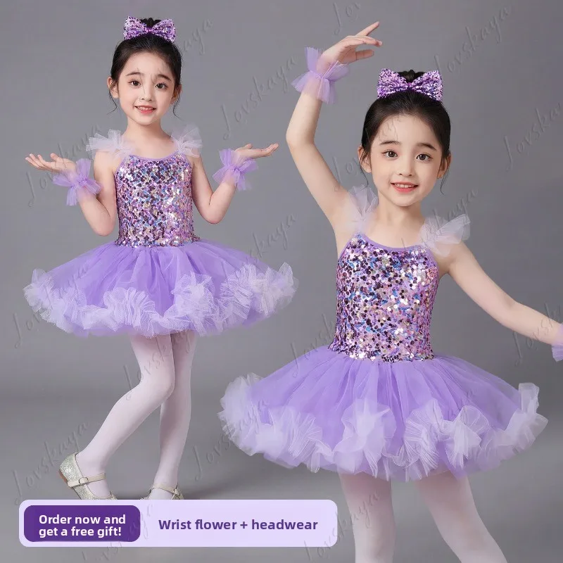 Children's Performance Clothes Fluffy Gauze Skirt Sequins Kindergarten DanceGirl Princess New
Children's Performance Clothes Fluffy Gauze Skirt Sequins Kindergarten DanceGirl Princess New