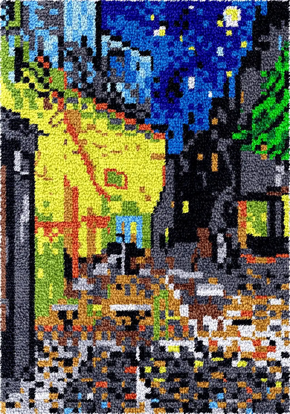 large Latch hook kit rug with printed Small alleys pattern canvas diy Bag making Carpet embroidery Hobby Craft Adults Home Decor
large Latch hook kit rug with printed Small alleys pattern canvas diy Bag making Carpet embroidery Hobby Craft Adults Home Decor