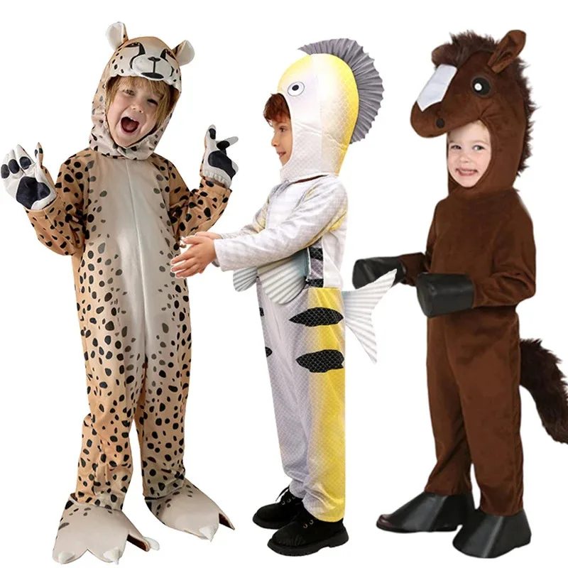 Kids Halloween Leopard Costume Child Stage Performancewear Sarafi Animal Zebra Onesies Pajamas
Kids Halloween Leopard Costume Child Stage Performancewear Sarafi Animal Zebra Onesies Pajamas