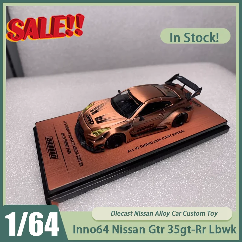 Новинка в наличии Inno 1:64 Nissan Gtr 35gt-Rr Lbwk Supersilhouette Full Carbon 2024, Гонконгский выставочный автомобиль, миниатюрный литой под давлением из сплава
Новинка в наличии Inno 1:64 Nissan Gtr 35gt-Rr Lbwk Supersilhouette Full Carbon 2024, Гонконгский выставочный автомобиль, миниатюрный литой под давлением из сплава