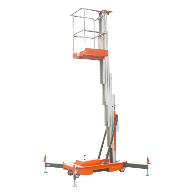 10m Portable Vertical Hydraulic Ladder Two Mast Electric Man Aluminum Alloy Lift Platform
10m Portable Vertical Hydraulic Ladder Two Mast Electric Man Aluminum Alloy Lift Platform