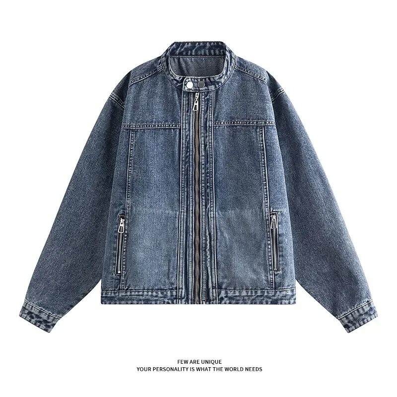 2025 2025 Motorcycle Denim Jacket Men Hip Hop Distressed Coat Zipper Pocket Vintage Washed Distressed Loose Jeans Jacket Unisex
2025 2025 Motorcycle Denim Jacket Men Hip Hop Distressed Coat Zipper Pocket Vintage Washed Distressed Loose Jeans Jacket Unisex