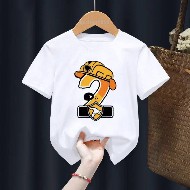 Children Hat My 2-6th Birthday Number Print T-shirt Birthday Gift Present Clothes Baby Letter Tops Tee
Children Hat My 2-6th Birthday Number Print T-shirt Birthday Gift Present Clothes Baby Letter Tops Tee