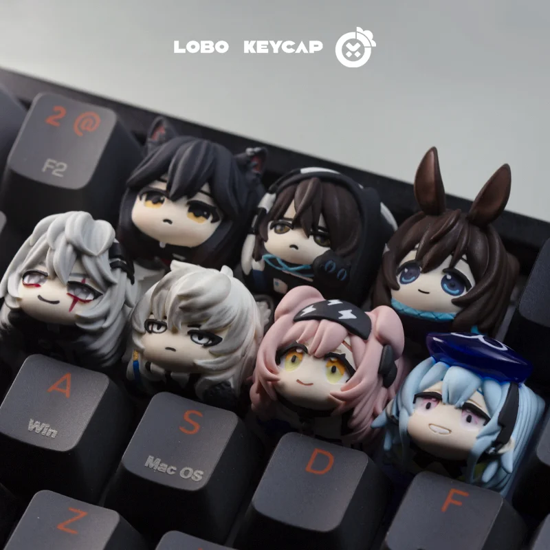LOBO Arknights Artisan Resin Keycaps Lappland SilverAsh Texas Custom Anime Character Keycaps For Mechanical Keyboard Enthusiasts
LOBO Arknights Artisan Resin Keycaps Lappland SilverAsh Texas Custom Anime Character Keycaps For Mechanical Keyboard Enthusiasts
