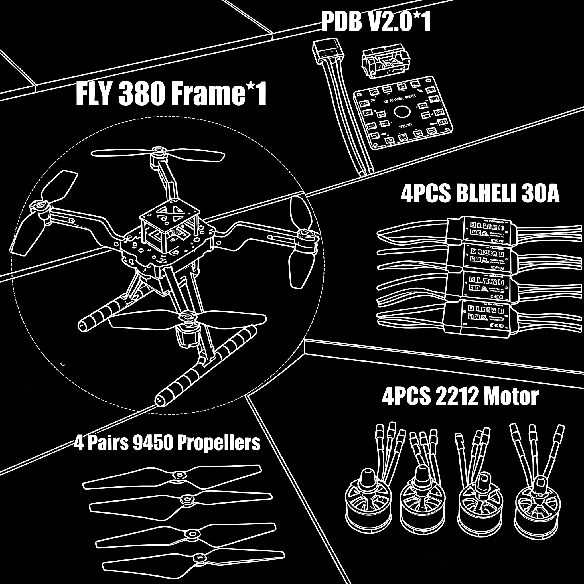 FPV Open Source New Smart Drone FLY380Mm Pix Quadrotor Upturned Rack Pixhawk 2.4.8 Pix Px4 Drone Frame
FPV Open Source New Smart Drone FLY380Mm Pix Quadrotor Upturned Rack Pixhawk 2.4.8 Pix Px4 Drone Frame