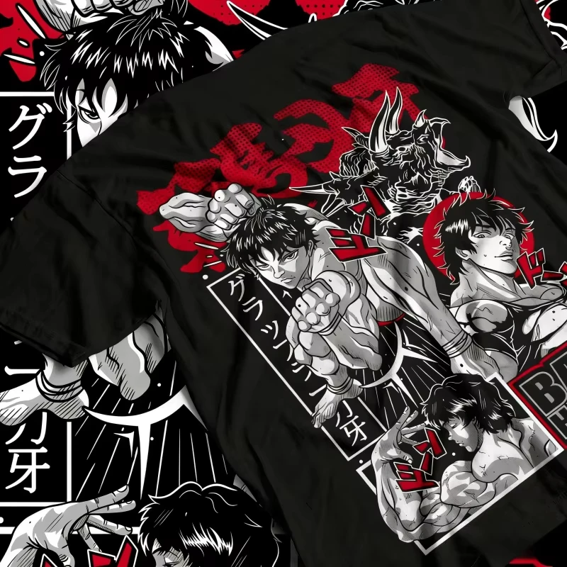 2026 Summer Hot Selling Baki The Grappler T-shirt Baki Hanma Yujiro Hanma Baki Anime Gift Men's Round Neck Shirt
2026 Summer Hot Selling Baki The Grappler T-shirt Baki Hanma Yujiro Hanma Baki Anime Gift Men's Round Neck Shirt