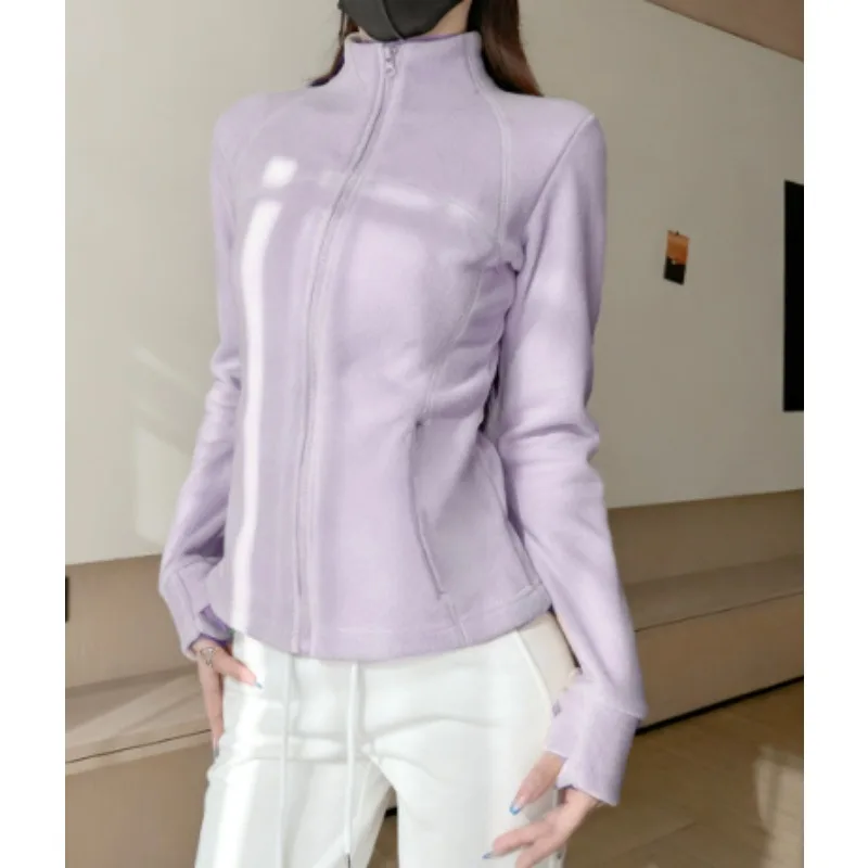 Autumn Winter Thick Lined Polar Fleece Women's Jacket Stand Collar Slim Sweatshirt Leisure Style Warm Trendy Outerwear
Autumn Winter Thick Lined Polar Fleece Women's Jacket Stand Collar Slim Sweatshirt Leisure Style Warm Trendy Outerwear