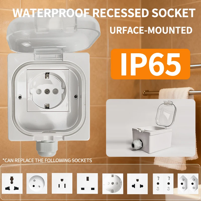 Водонепроницаемая наружная электрическая коробка IP65 — универсальная монтажная распределительная коробка (поверхность/подлицо) для ванной комнаты, кухни, устойчивая к атмосферным воздействиям DIY
Водонепроницаемая наружная электрическая коробка IP65 — универсальная монтажная распределительная коробка (поверхность/подлицо) для ванной комнаты, кухни, устойчивая к атмосферным воздействиям DIY