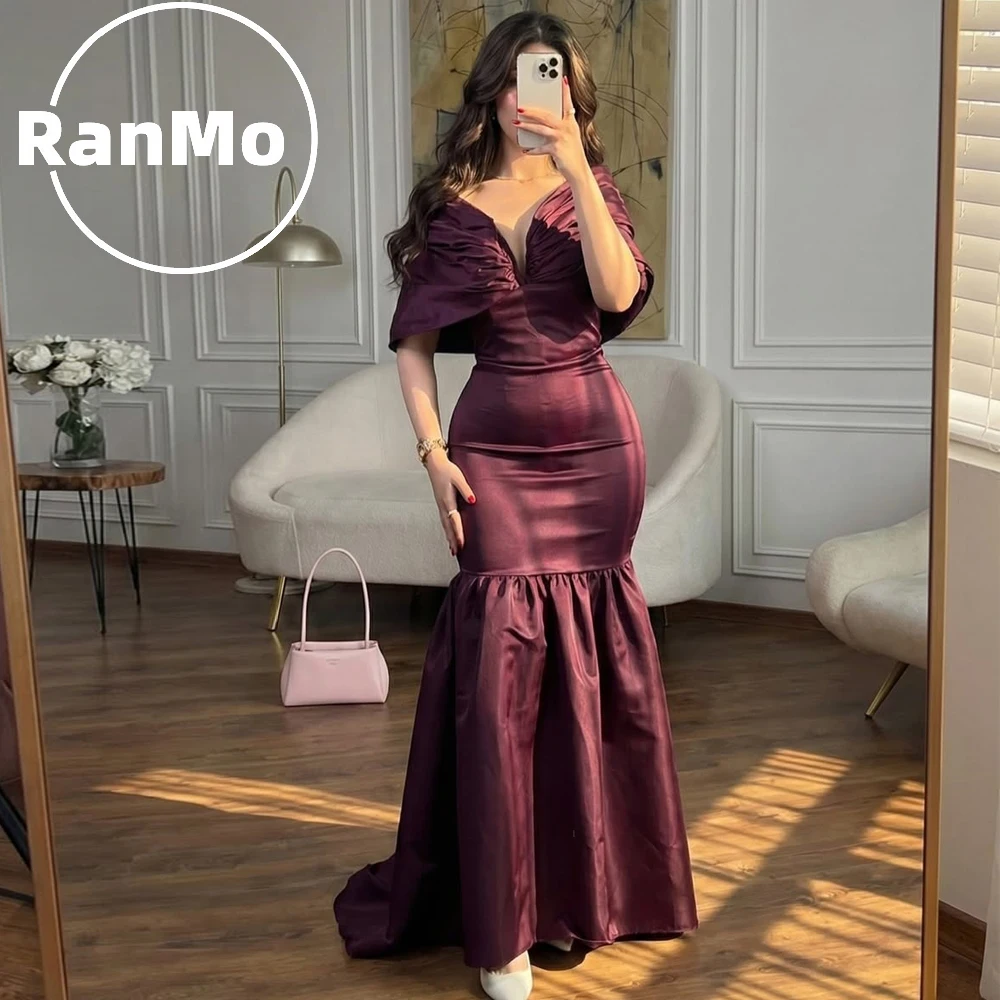 Ranmo 2026 Burgundy Off-The-Shoulder Satin Prom Dress Mermaid Floor-Length Evening Gown for Women Formal Party Go Evening Gown
Ranmo 2026 Burgundy Off-The-Shoulder Satin Prom Dress Mermaid Floor-Length Evening Gown for Women Formal Party Go Evening Gown